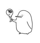 ギリギリペンギン（個別スタンプ：5）