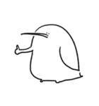 ギリギリペンギン（個別スタンプ：22）