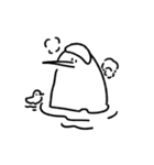 ギリギリペンギン（個別スタンプ：34）