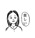 心理カウンセラーにいそうな女の人（個別スタンプ：12）