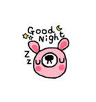 くまくんうさちゃん（個別スタンプ：6）
