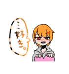 カラフルな子達  1（個別スタンプ：3）