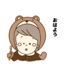おしゃれボーイと着ぐるみガール（個別スタンプ：20）