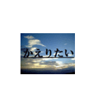 キレイな景色に辛口な言葉遣い集（個別スタンプ：1）