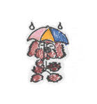 お絵描きプードルちゃん（個別スタンプ：7）