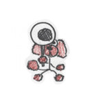 お絵描きプードルちゃん（個別スタンプ：8）