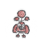 お絵描きプードルちゃん（個別スタンプ：9）