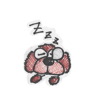 お絵描きプードルちゃん（個別スタンプ：14）