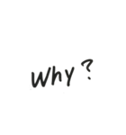 手書き文字（2）英語編（個別スタンプ：30）