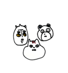 3色のどうぶつ1（個別スタンプ：30）