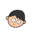 日常よくある顔特集（個別スタンプ：1）