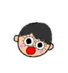 日常よくある顔特集（個別スタンプ：6）