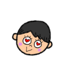 日常よくある顔特集（個別スタンプ：7）