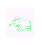 背景がピンク（個別スタンプ：2）
