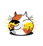 ねことんとん 三毛猫の身振り01（個別スタンプ：10）