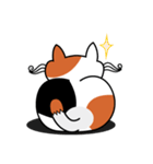 ねことんとん 三毛猫の身振り01（個別スタンプ：15）