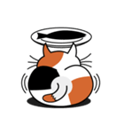 ねことんとん 三毛猫の身振り01（個別スタンプ：18）