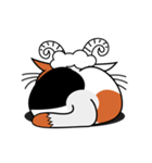 ねことんとん 三毛猫の身振り01（個別スタンプ：22）