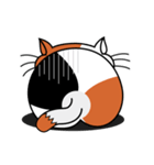 ねことんとん 三毛猫の身振り01（個別スタンプ：30）
