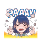 かなとつきのサイは投げられた！（個別スタンプ：4）