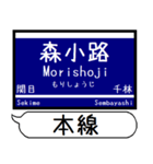 大阪-京都 中之島線 駅名シンプル＆いつでも（個別スタンプ：7）