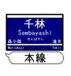 大阪-京都 中之島線 駅名シンプル＆いつでも（個別スタンプ：8）