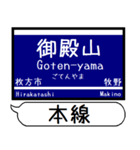 大阪-京都 中之島線 駅名シンプル＆いつでも（個別スタンプ：15）