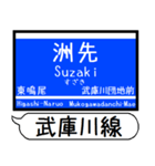 阪神 なんば線 駅名 シンプル＆いつでも（個別スタンプ：25）