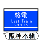 阪神 なんば線 駅名 シンプル＆いつでも（個別スタンプ：31）