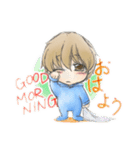 Raising kids is tough,but still cute.（個別スタンプ：1）