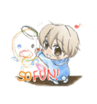 Raising kids is tough,but still cute.（個別スタンプ：6）