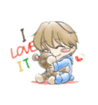 Raising kids is tough,but still cute.（個別スタンプ：7）