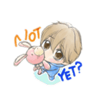 Raising kids is tough,but still cute.（個別スタンプ：8）