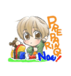 Raising kids is tough,but still cute.（個別スタンプ：11）