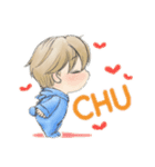 Raising kids is tough,but still cute.（個別スタンプ：14）