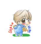 Raising kids is tough,but still cute.（個別スタンプ：15）