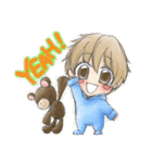Raising kids is tough,but still cute.（個別スタンプ：18）