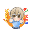 Raising kids is tough,but still cute.（個別スタンプ：34）