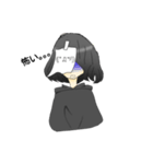 顔文字少女1(≧∇≦)（個別スタンプ：3）