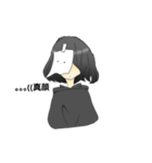 顔文字少女1(≧∇≦)（個別スタンプ：4）