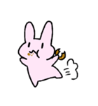 うさぷっきゅ（個別スタンプ：6）