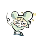 あかるいねずみ。（個別スタンプ：9）