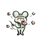 あかるいねずみ。（個別スタンプ：24）