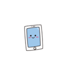 文字なしスマホ君（個別スタンプ：2）