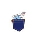 文字なしスマホ君（個別スタンプ：3）