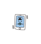 文字なしスマホ君（個別スタンプ：4）
