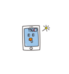 文字なしスマホ君（個別スタンプ：5）