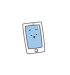 文字なしスマホ君（個別スタンプ：7）