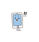 文字なしスマホ君（個別スタンプ：8）