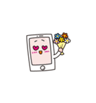 文字なしスマホ君（個別スタンプ：9）
